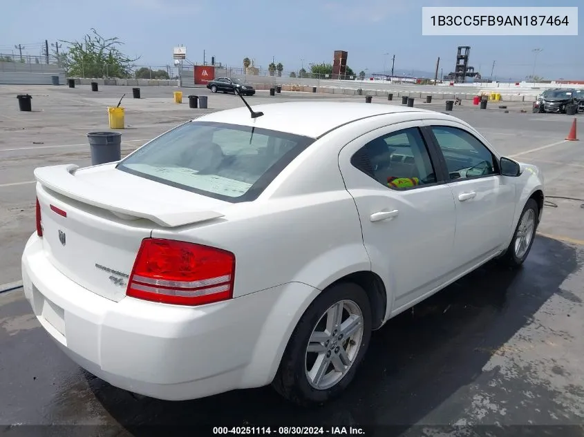 1B3CC5FB9AN187464 2010 Dodge Avenger R/T