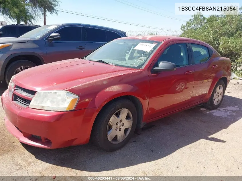 1B3CC4FB8AN215054 2010 Dodge Avenger Sxt