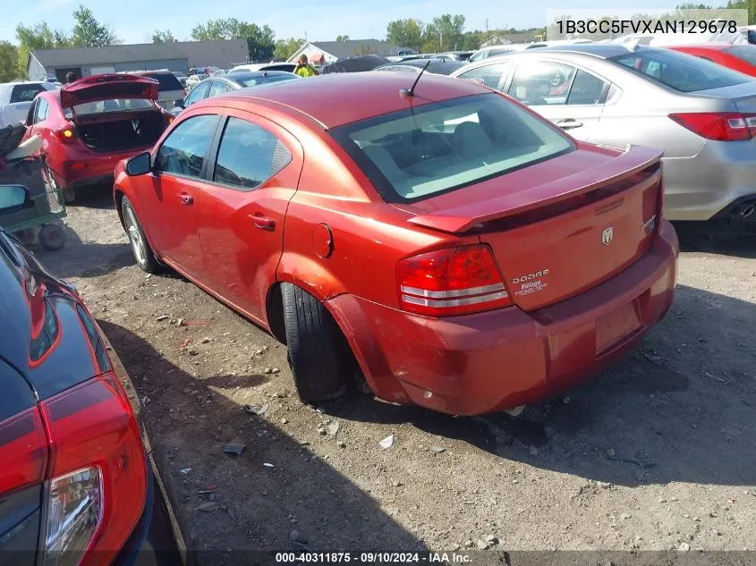 2010 Dodge Avenger R/T VIN: 1B3CC5FVXAN129678 Lot: 40311875