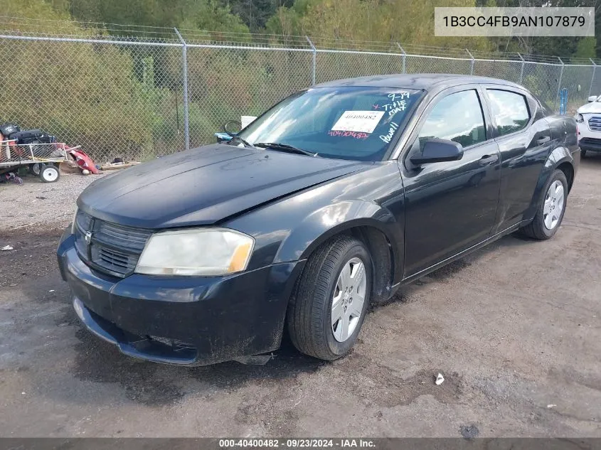 2010 Dodge Avenger Sxt VIN: 1B3CC4FB9AN107879 Lot: 40400482