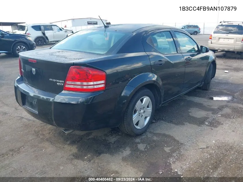 2010 Dodge Avenger Sxt VIN: 1B3CC4FB9AN107879 Lot: 40400482