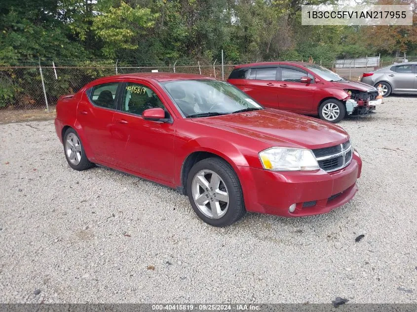 2010 Dodge Avenger R/T VIN: 1B3CC5FV1AN217955 Lot: 40415819