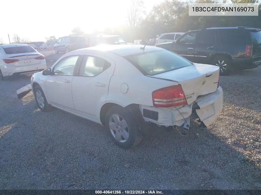 2010 Dodge Avenger Sxt VIN: 1B3CC4FD9AN169073 Lot: 40641266