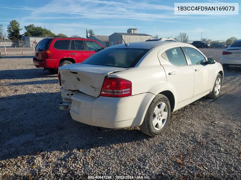 2010 Dodge Avenger Sxt VIN: 1B3CC4FD9AN169073 Lot: 40641266