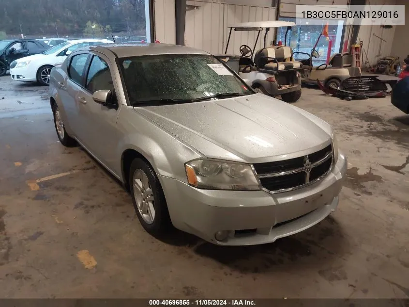 2010 Dodge Avenger R/T VIN: 1B3CC5FB0AN129016 Lot: 40696855