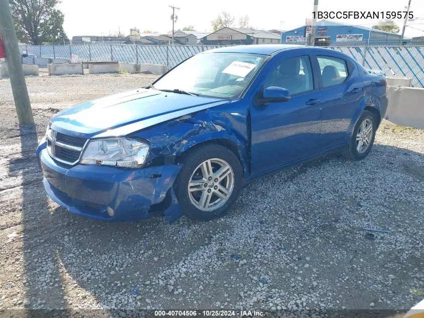 2010 Dodge Avenger R/T VIN: 1B3CC5FBXAN159575 Lot: 40704506