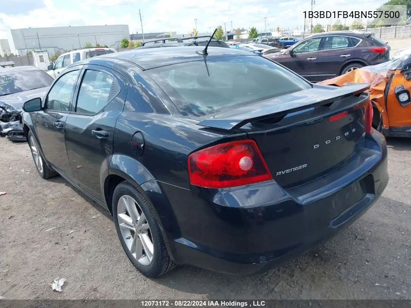 1B3BD1FB4BN557500 2011 Dodge Avenger Mainstreet