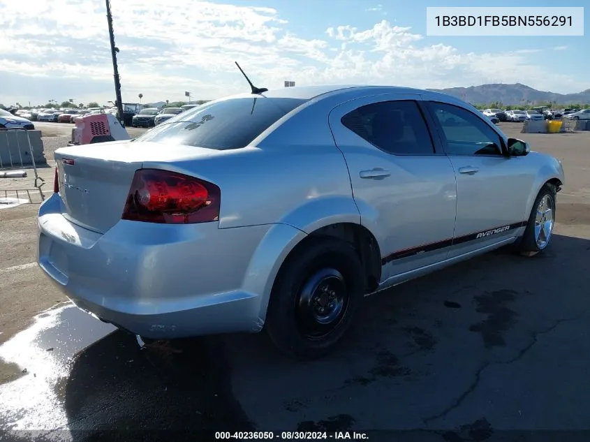 1B3BD1FB5BN556291 2011 Dodge Avenger Mainstreet