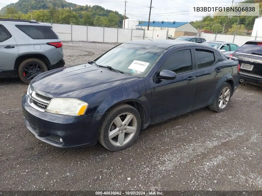 2011 Dodge Avenger Mainstreet VIN: 1B3BD1FG1BN506838 Lot: 40530062