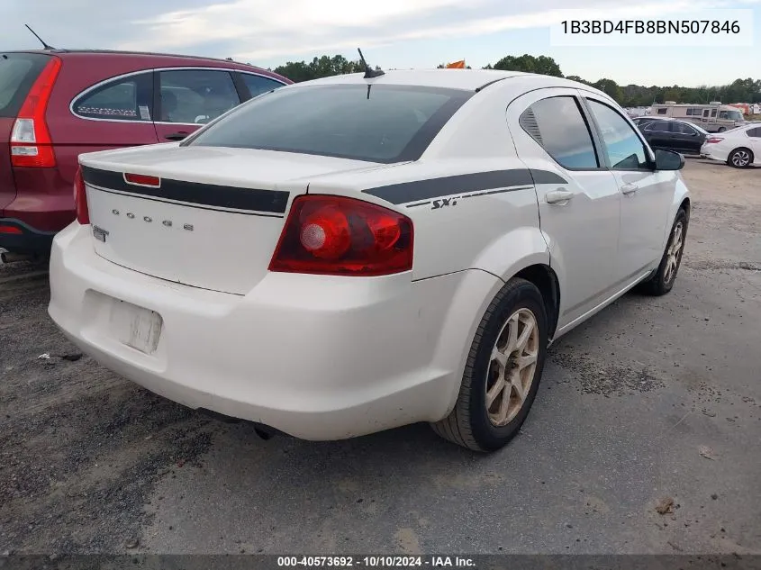 2011 Dodge Avenger Express VIN: 1B3BD4FB8BN507846 Lot: 40573692