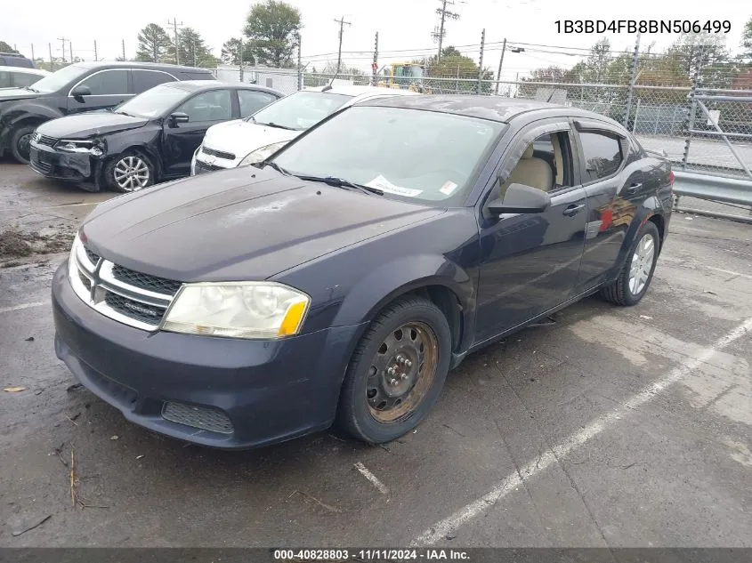 1B3BD4FB8BN506499 2011 Dodge Avenger Express