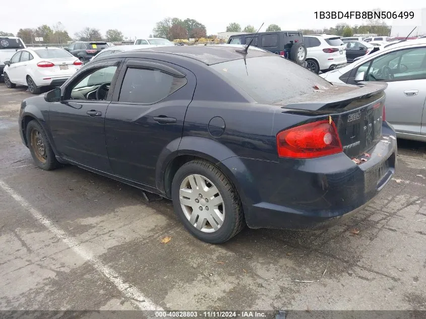 1B3BD4FB8BN506499 2011 Dodge Avenger Express