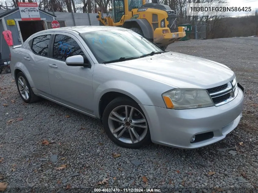 1B3BD1FG2BN586425 2011 Dodge Avenger Mainstreet