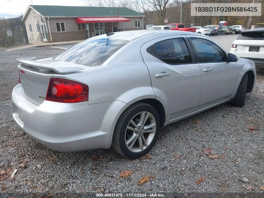 1B3BD1FG2BN586425 2011 Dodge Avenger Mainstreet