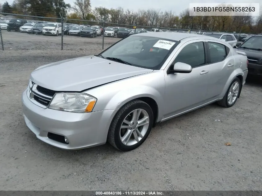 1B3BD1FG5BN558263 2011 Dodge Avenger Mainstreet