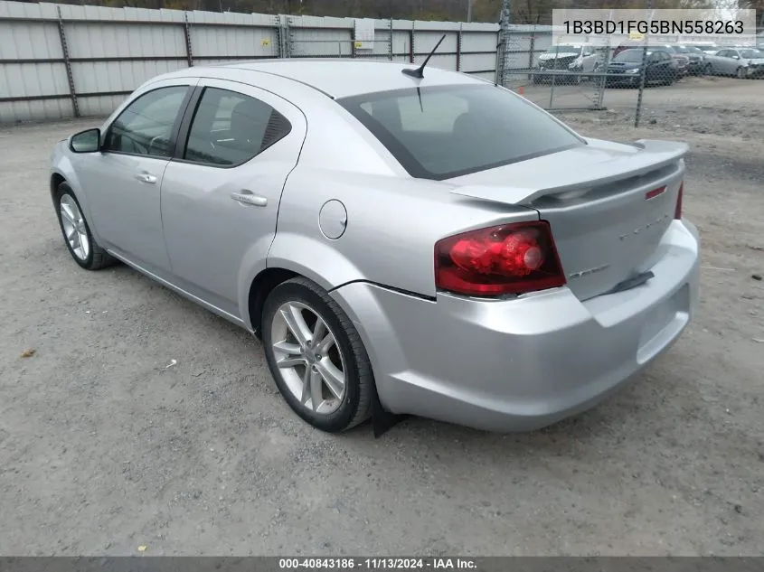 1B3BD1FG5BN558263 2011 Dodge Avenger Mainstreet