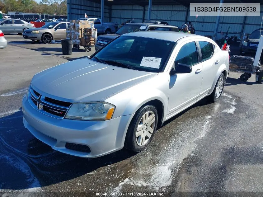 1B3BD4FG2BN509538 2011 Dodge Avenger Express