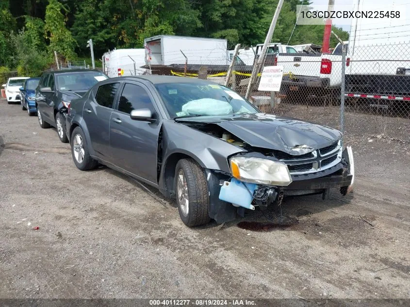 2012 Dodge Avenger Sxt VIN: 1C3CDZCBXCN225458 Lot: 40112277