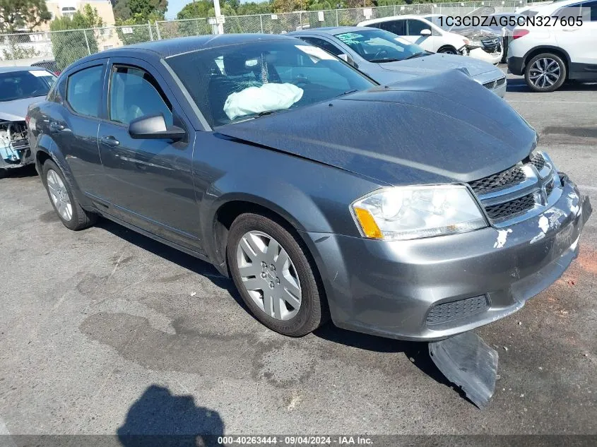 1C3CDZAG5CN327605 2012 Dodge Avenger Se