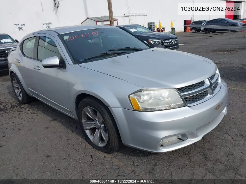 1C3CDZEG7CN276294 2012 Dodge Avenger Sxt Plus