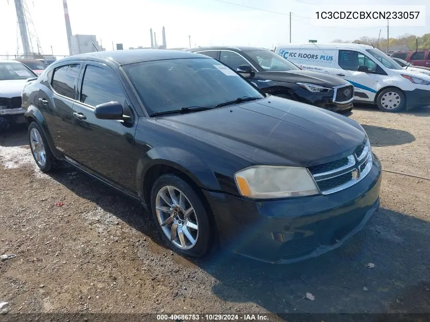 2012 Dodge Avenger Sxt VIN: 1C3CDZCBXCN233057 Lot: 40686753