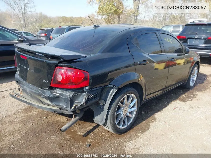 2012 Dodge Avenger Sxt VIN: 1C3CDZCBXCN233057 Lot: 40686753