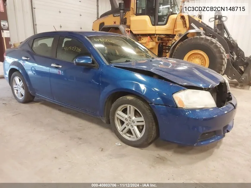 1C3CDZCB2CN148715 2012 Dodge Avenger Sxt