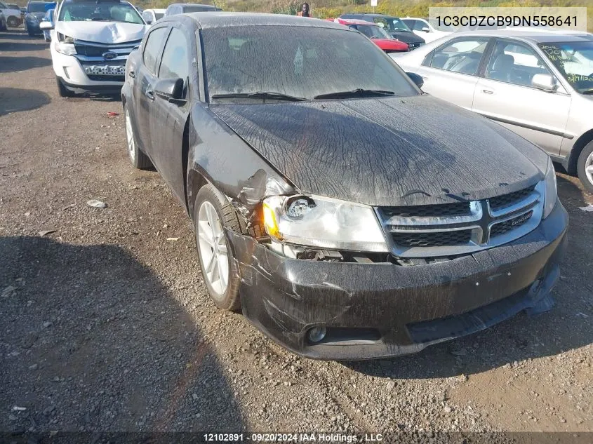 1C3CDZCB9DN558641 2013 Dodge Avenger