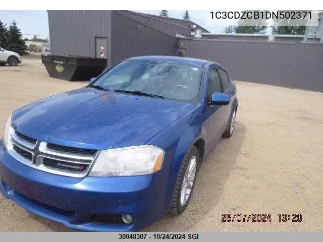 1C3CDZCB1DN502371 2013 Dodge Avenger Sxt