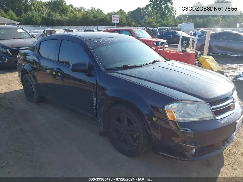 2013 Dodge Avenger Sxt VIN: 1C3CDZCB8DN617856 Lot: 39965478