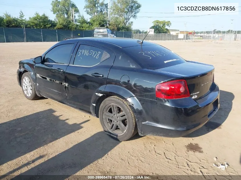 2013 Dodge Avenger Sxt VIN: 1C3CDZCB8DN617856 Lot: 39965478