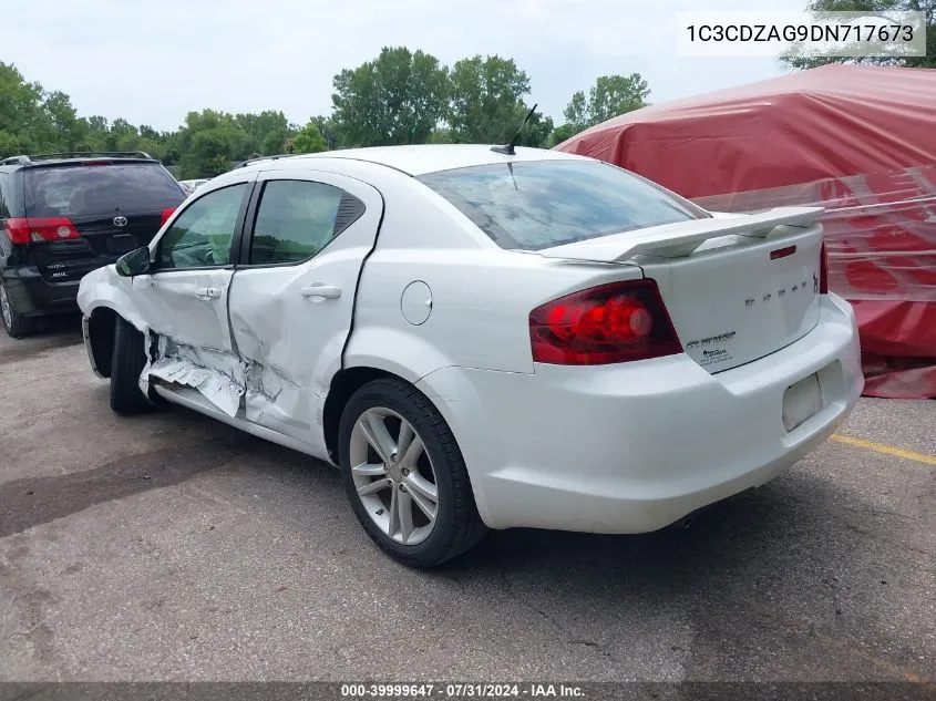 2013 Dodge Avenger Se V6 VIN: 1C3CDZAG9DN717673 Lot: 39999647