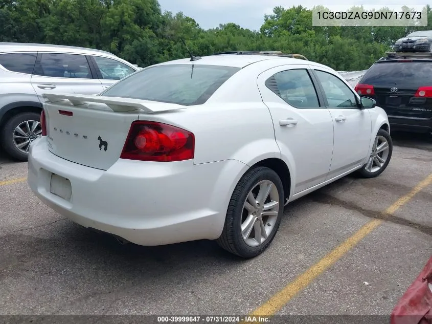 2013 Dodge Avenger Se V6 VIN: 1C3CDZAG9DN717673 Lot: 39999647