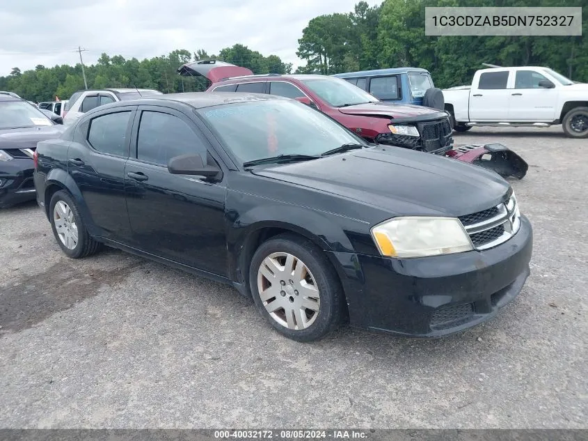 1C3CDZAB5DN752327 2013 Dodge Avenger Se