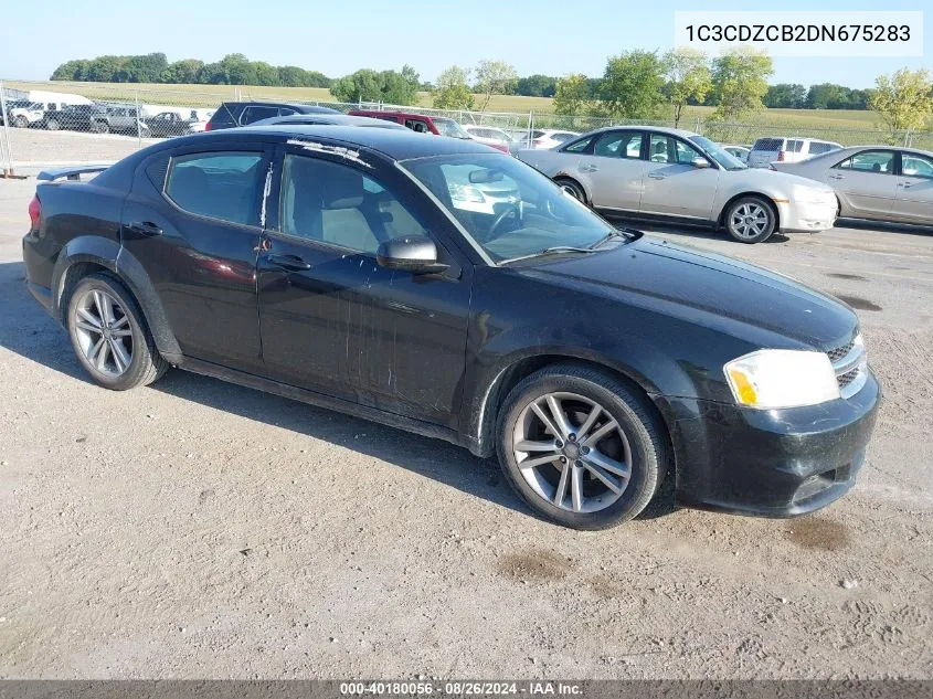 2013 Dodge Avenger Sxt VIN: 1C3CDZCB2DN675283 Lot: 40180056