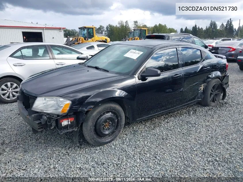 2013 Dodge Avenger Se V6 VIN: 1C3CDZAG1DN521730 Lot: 40220379