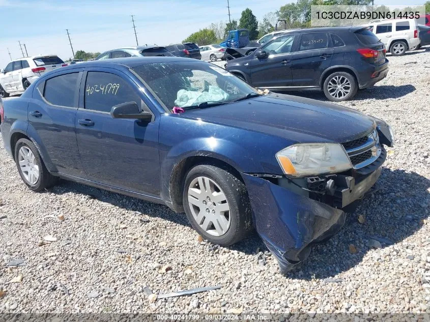 2013 Dodge Avenger Se VIN: 1C3CDZAB9DN614435 Lot: 40241799