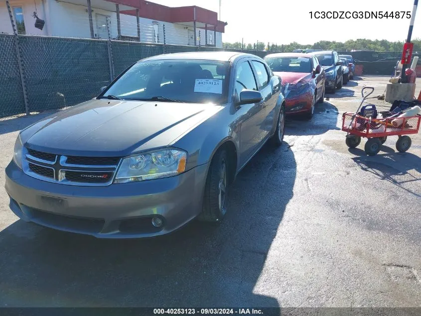 2013 Dodge Avenger Sxt VIN: 1C3CDZCG3DN544875 Lot: 40253123