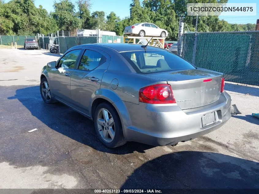 2013 Dodge Avenger Sxt VIN: 1C3CDZCG3DN544875 Lot: 40253123