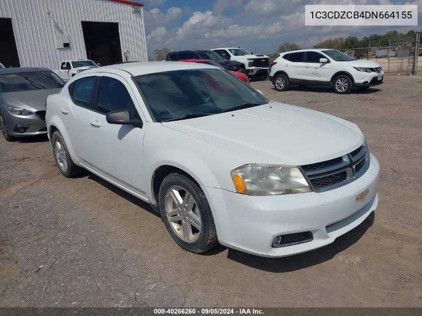 1C3CDZCB4DN664155 2013 Dodge Avenger Sxt