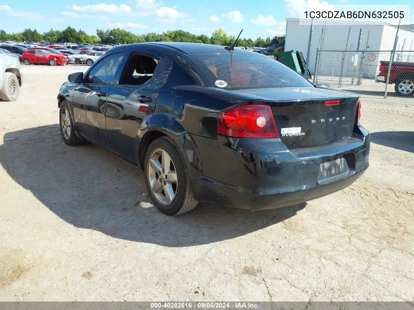 2013 Dodge Avenger Se VIN: 1C3CDZAB6DN632505 Lot: 40282616