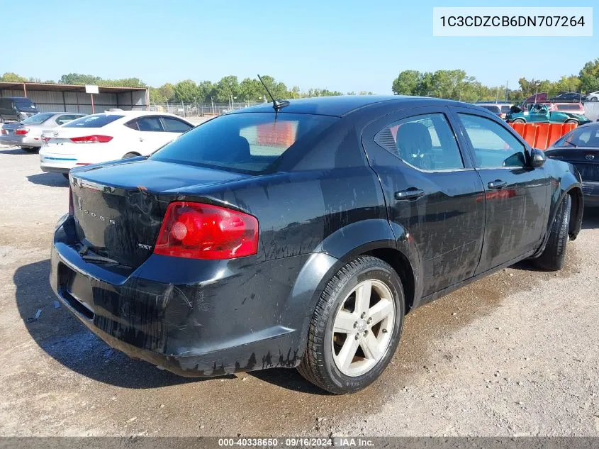 1C3CDZCB6DN707264 2013 Dodge Avenger Sxt