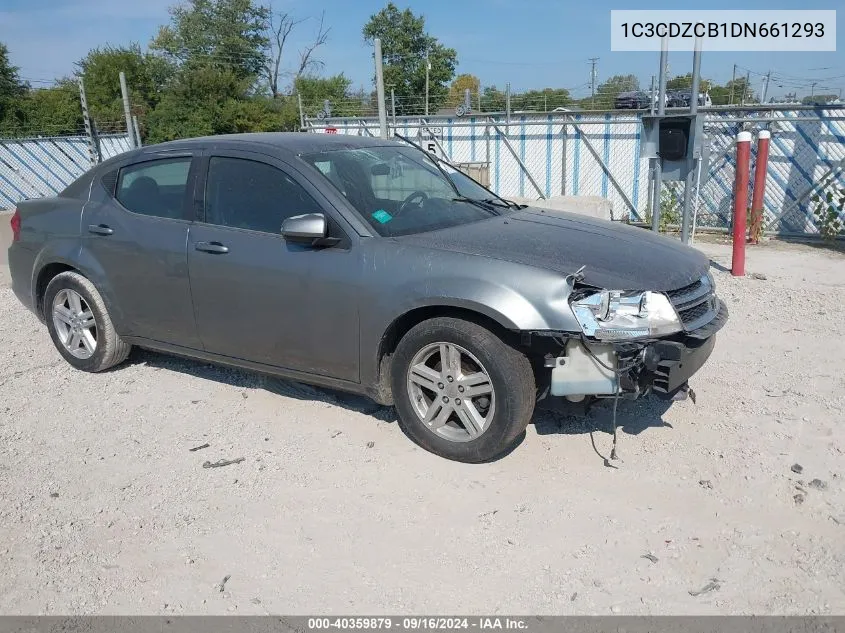 2013 Dodge Avenger Sxt VIN: 1C3CDZCB1DN661293 Lot: 40359879