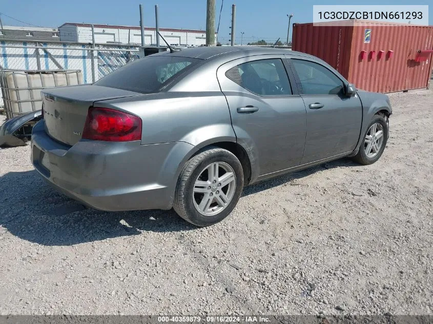 2013 Dodge Avenger Sxt VIN: 1C3CDZCB1DN661293 Lot: 40359879