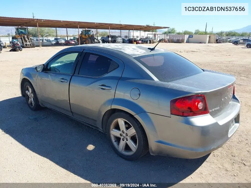 2013 Dodge Avenger Se VIN: 1C3CDZAB1DN537656 Lot: 40383969