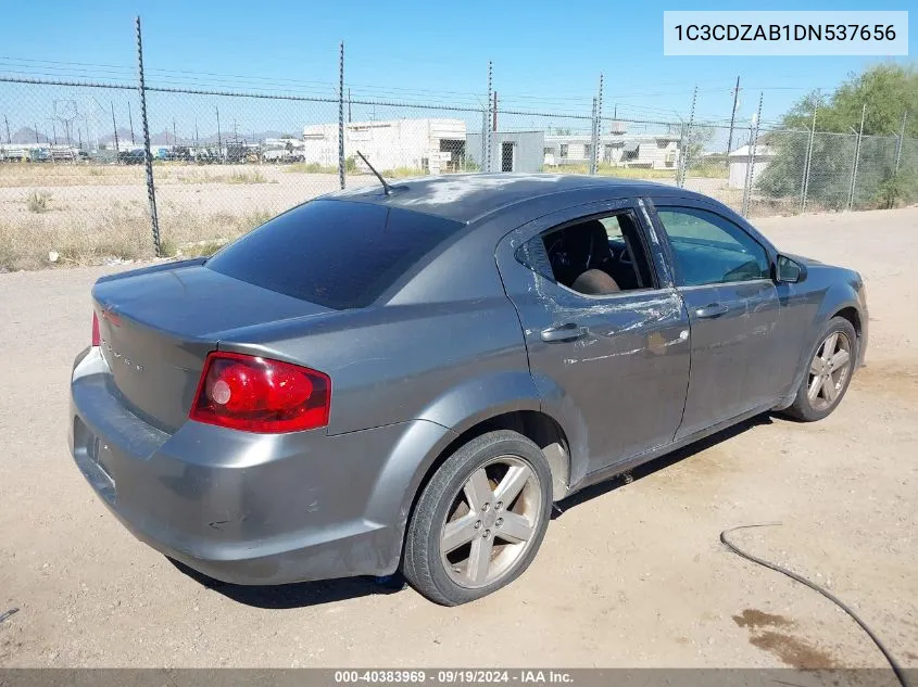 2013 Dodge Avenger Se VIN: 1C3CDZAB1DN537656 Lot: 40383969