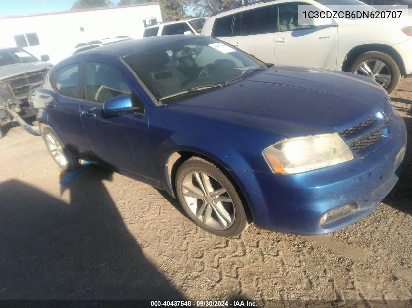 2013 Dodge Avenger Sxt VIN: 1C3CDZCB6DN620707 Lot: 40437548