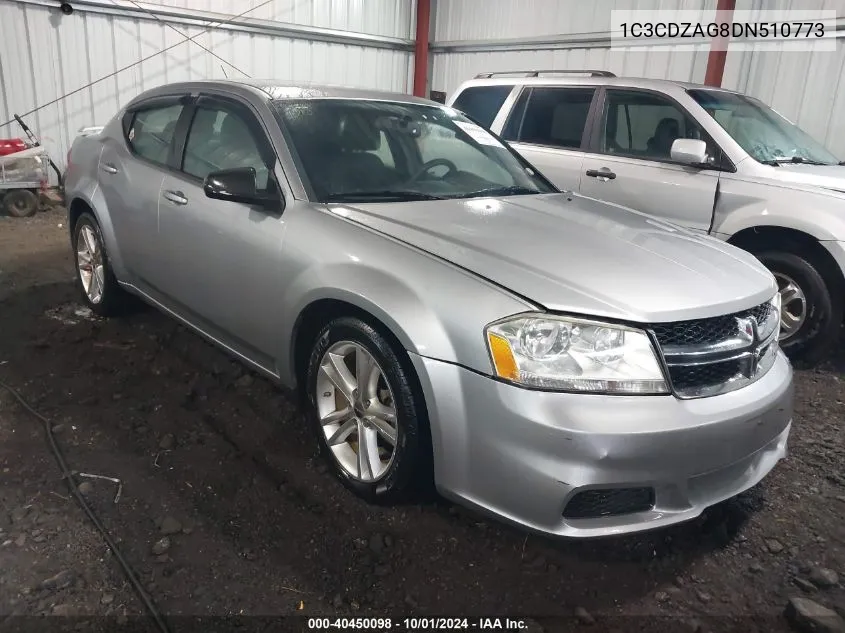 2013 Dodge Avenger Se V6 VIN: 1C3CDZAG8DN510773 Lot: 40450098