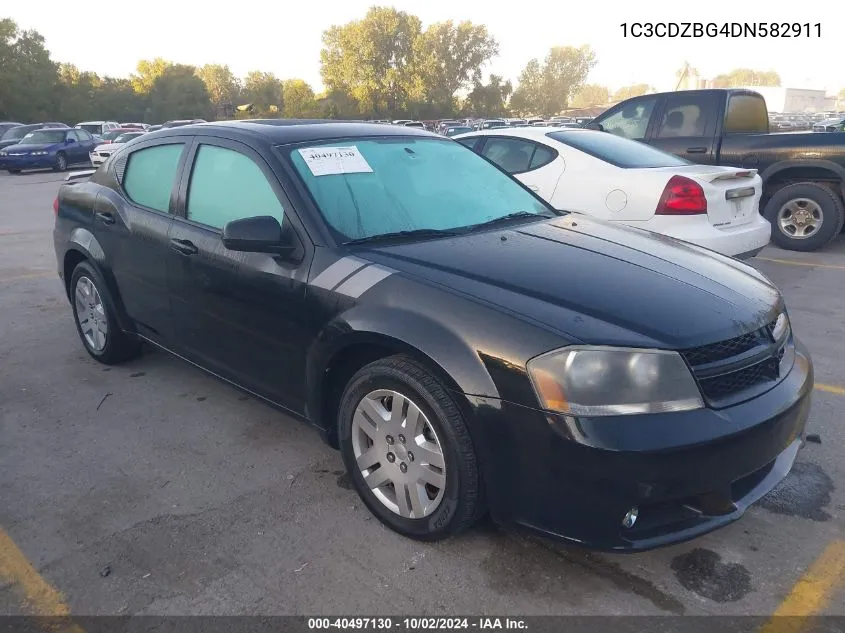 2013 Dodge Avenger R/T VIN: 1C3CDZBG4DN582911 Lot: 40497130