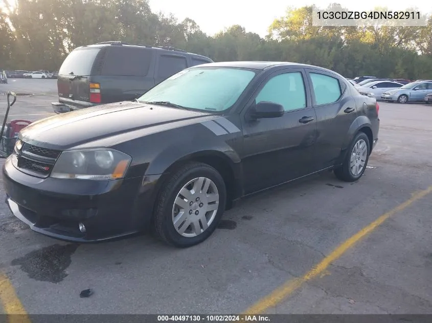 2013 Dodge Avenger R/T VIN: 1C3CDZBG4DN582911 Lot: 40497130